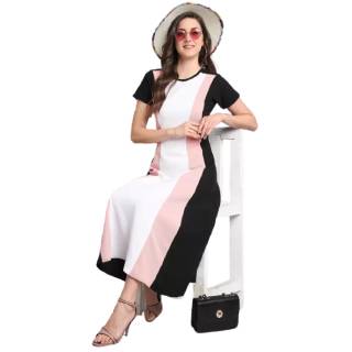 Women Fit and Flare Multicolor Dress at Just Rs.249